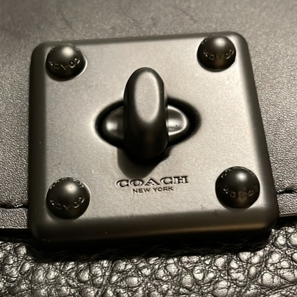 Coach EUC Drifter Black Leather Satchel - Picture 5 of 9